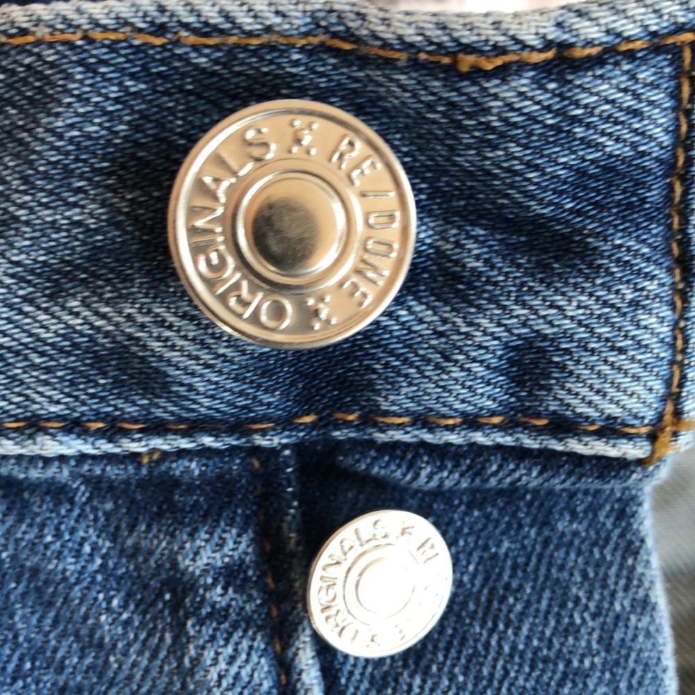 COPY - RE/DONE High Rise Ankle Crop Jeans - Picture 15 of 15